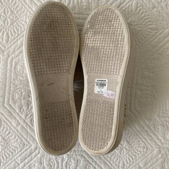 Steve Madden Gills Cream Snakeskin Slip On Shoes 9 - Picture 7 of 7